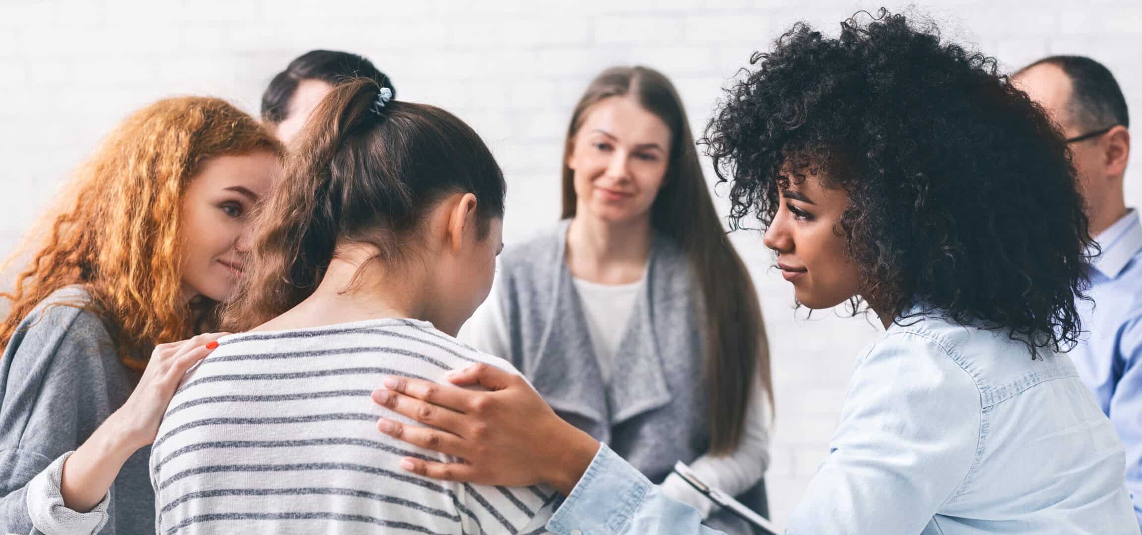 group therapy focusing on emotional withdrawal after alcohol detox