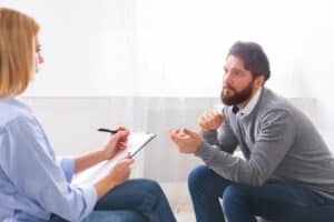 man at residential rehab massachusetts